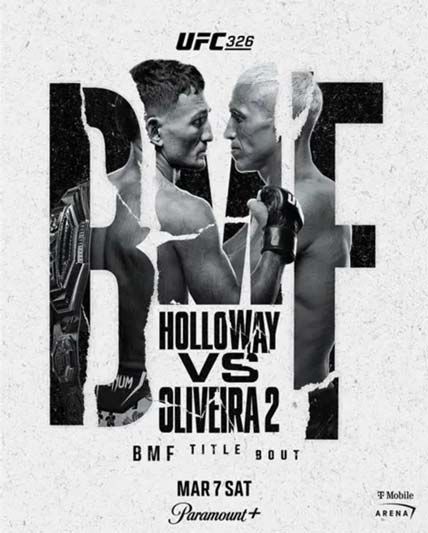 UFC 326 Holloway Vs Oliveira 2