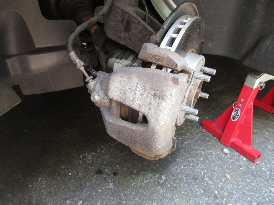 196Left front brake caliper