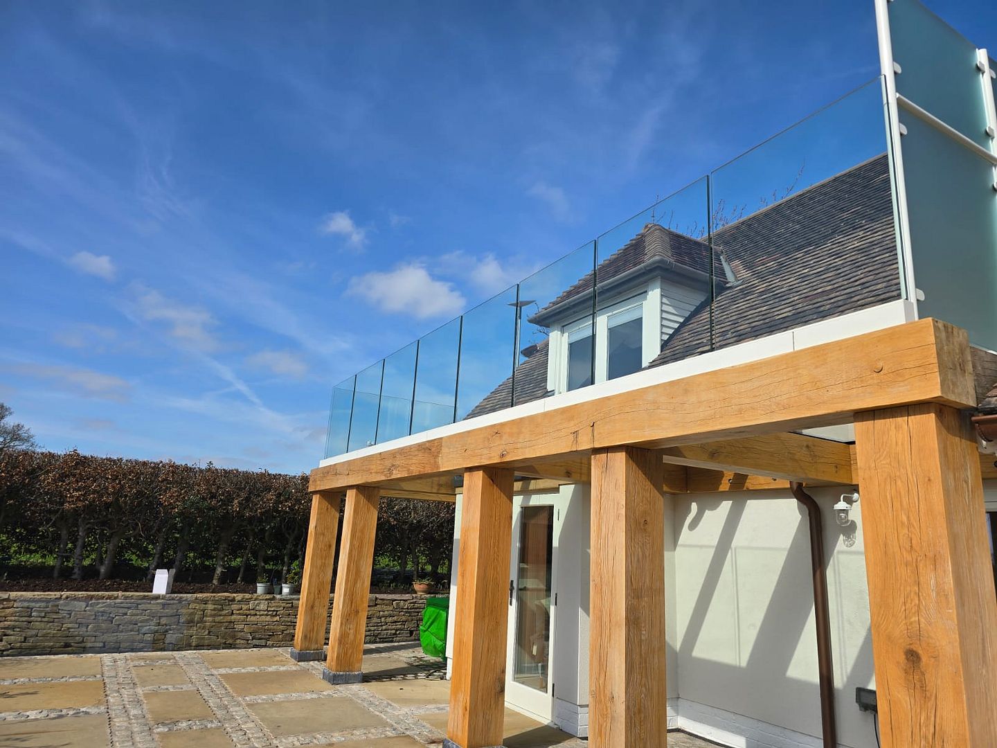 frameless glass balustrade alderley edge cheshire