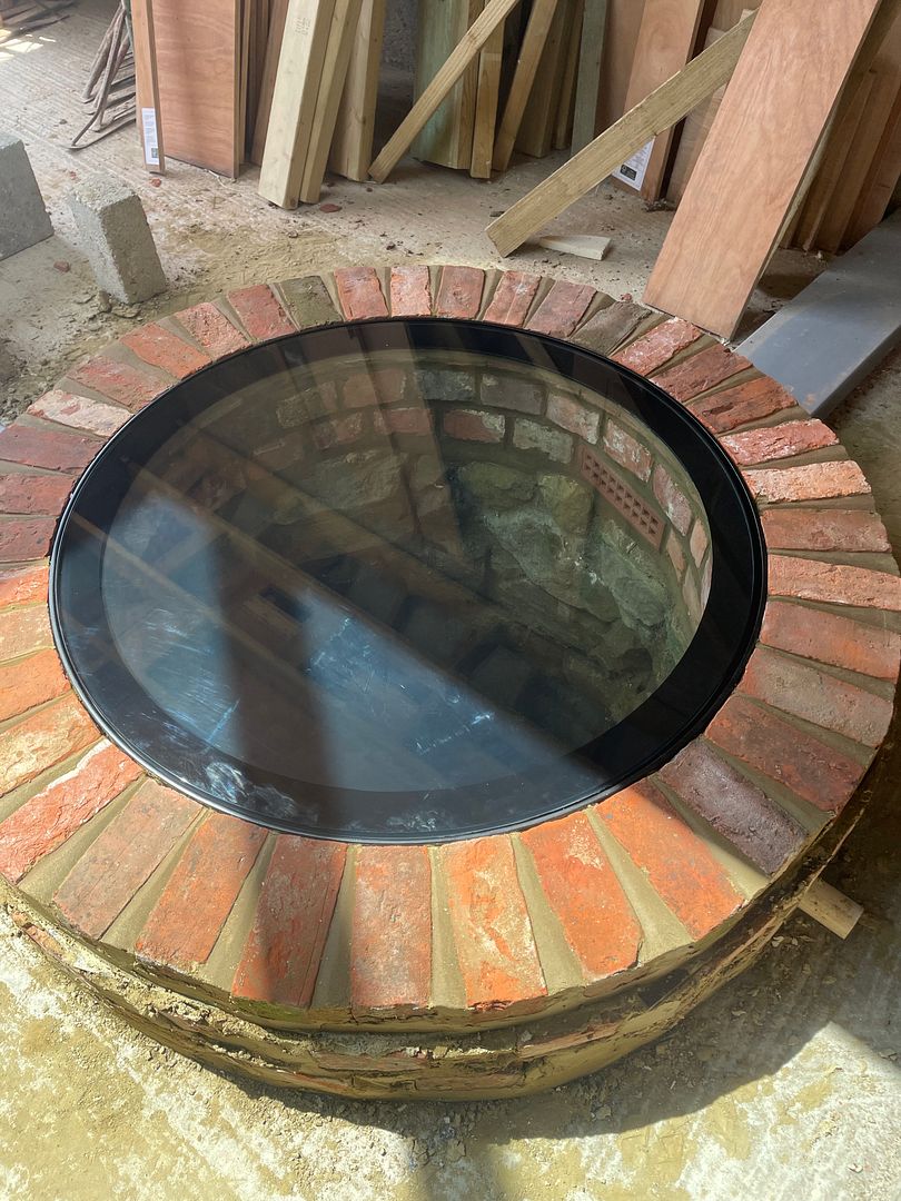 Glass Well Cover and Framework