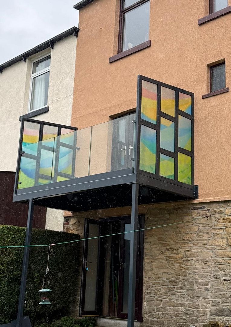 walkout balcony sheffield artwork privacy screens