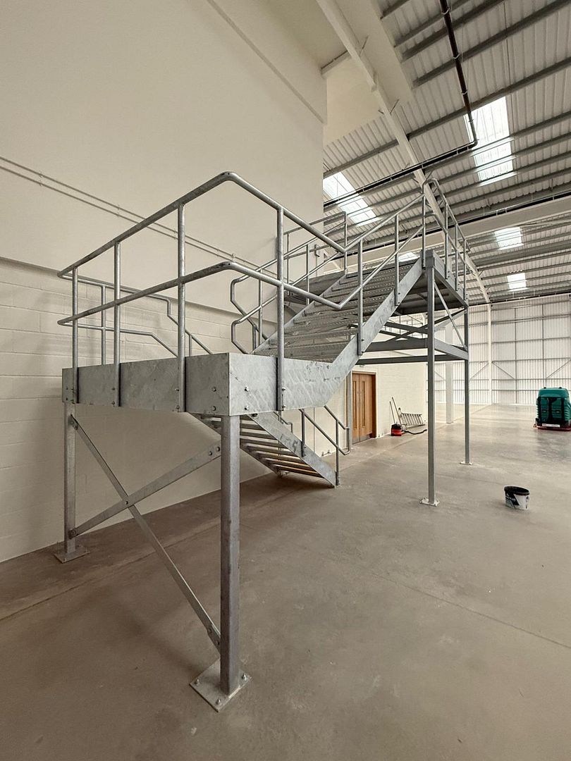 fire escape staircase galvanized