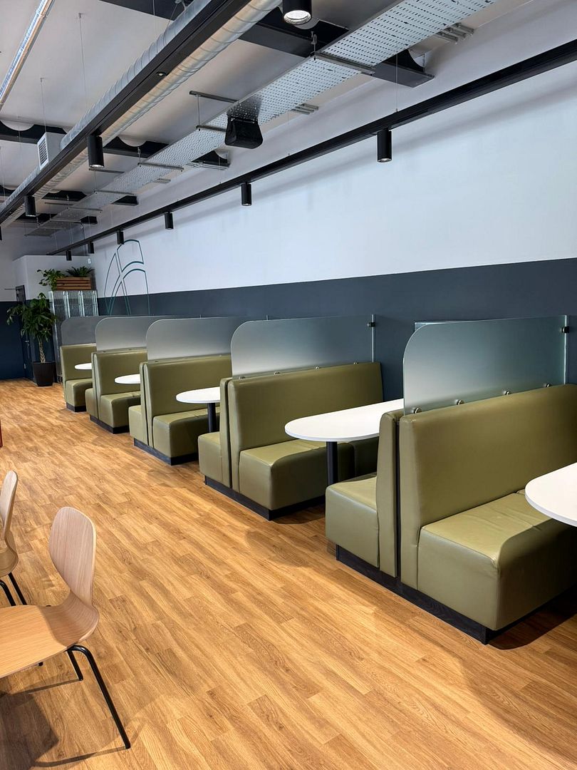 seating booth privacy screens