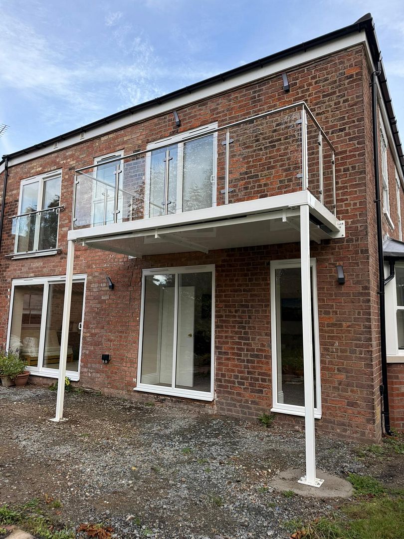 glass and steel balconies hull