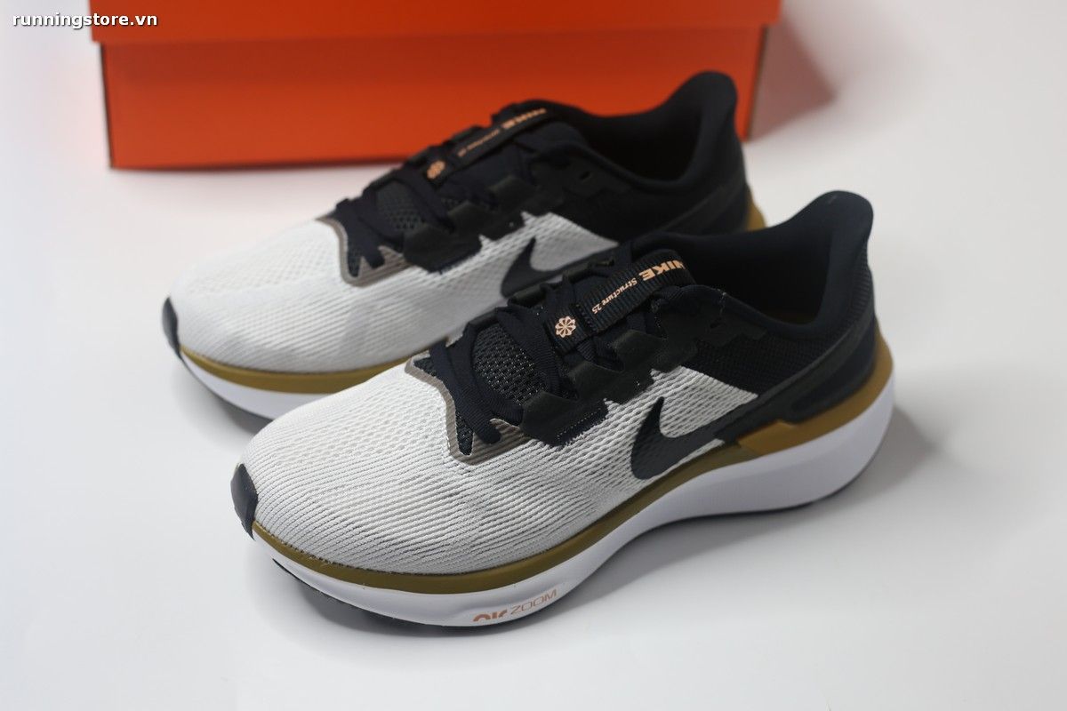 Nike Structure 25 Air Zoom- Summit White Bronzine DJ7883-103