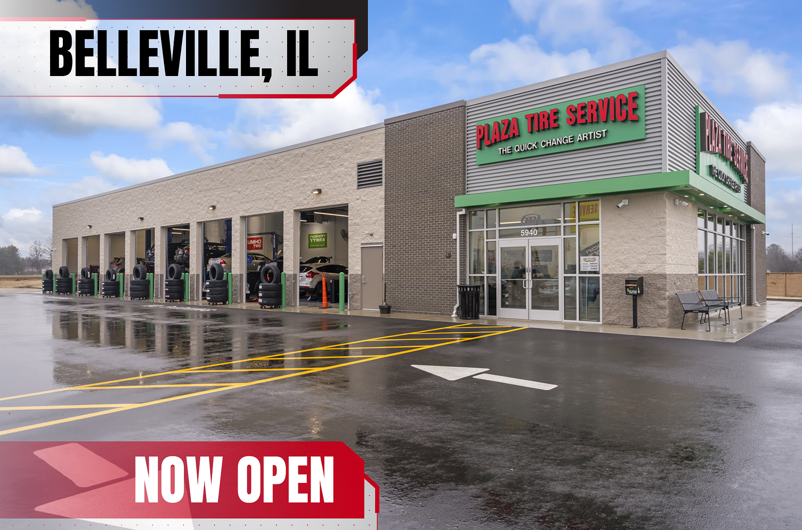 Plaza Tire Service Belleville Illinois location
