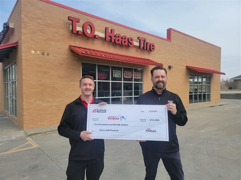 Drive With Purpose donation presentation