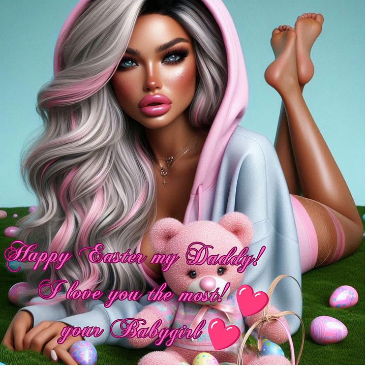 Happy Easter my Daddy! I love you the most! your Babygirl
