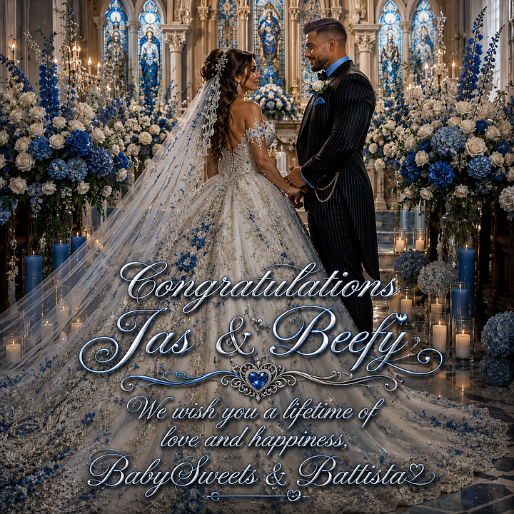 congrats jas and beefy