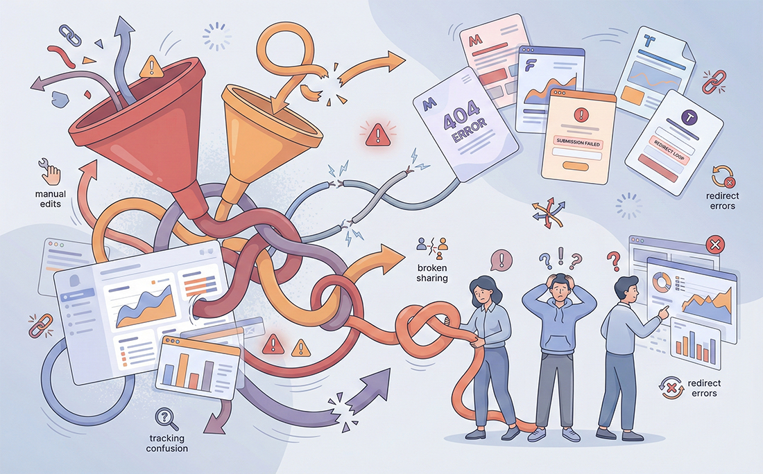 Overcomplicated funnel tools