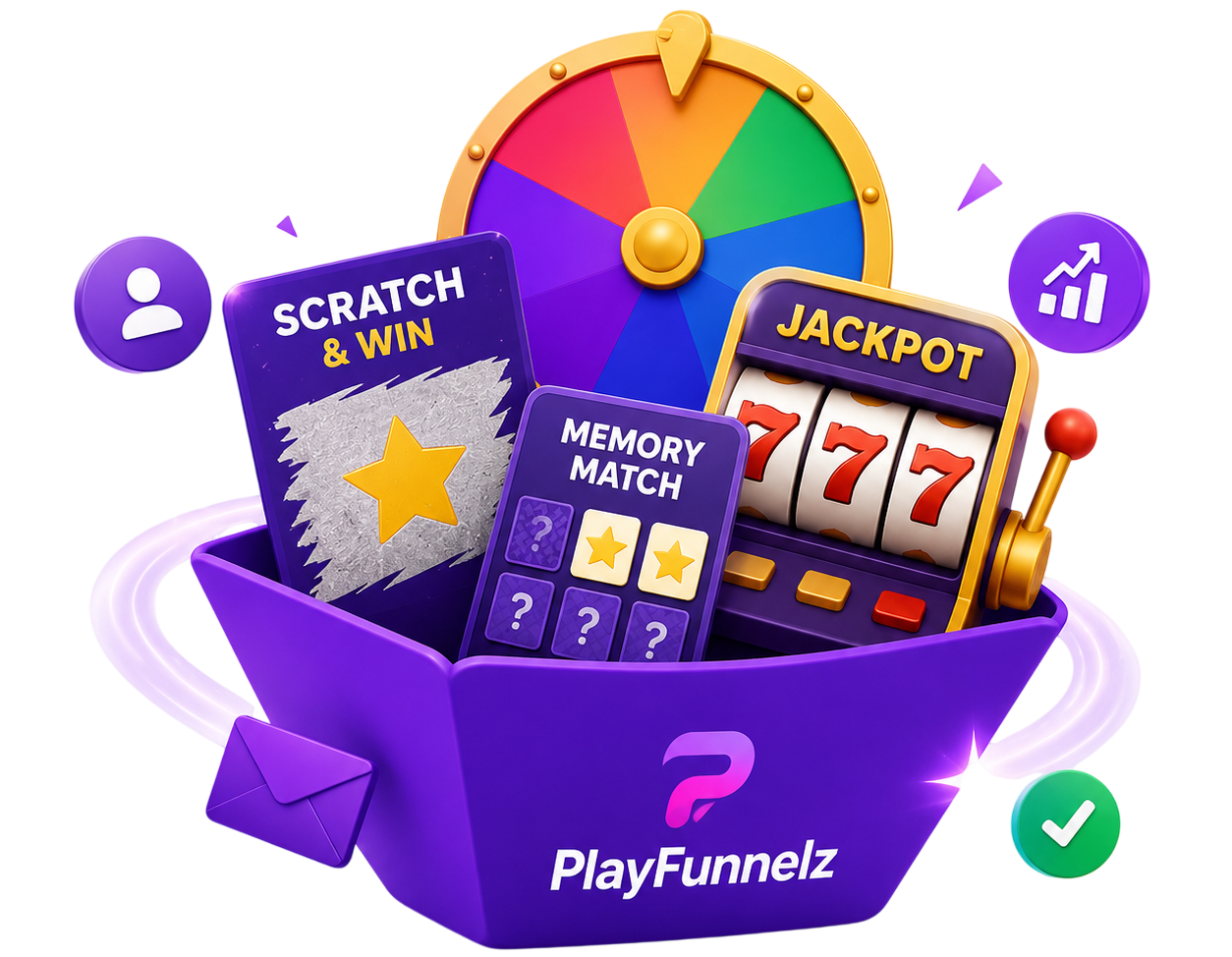 PlayFunnelz gamification dashboard preview