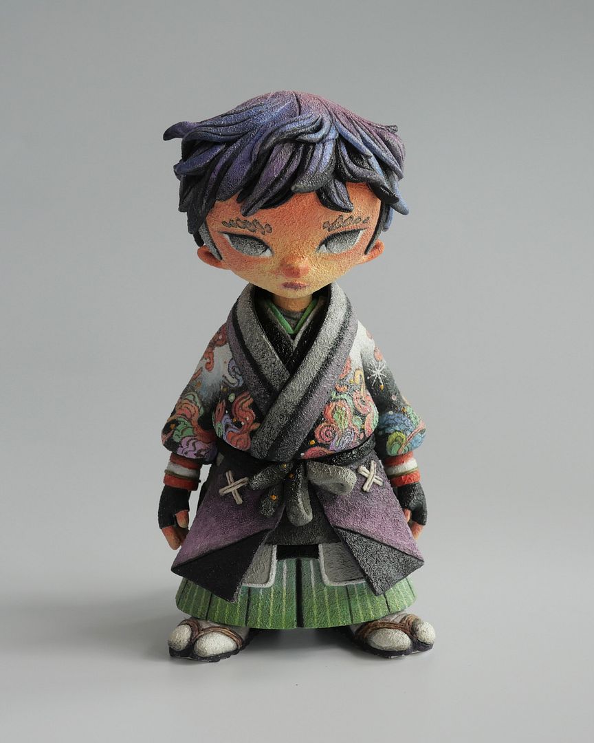 Babu custom figure created by Shardula from a 2PetalRose toy