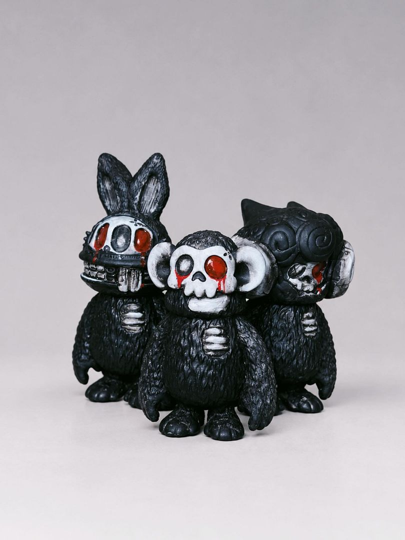 NOYA Halloween Doom Monkey Doom Rabbit and Doom Sheep editions