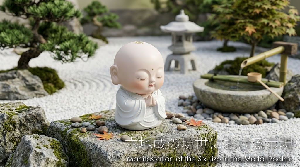 MAON CULT Hōin Dōji Six Jizo concept imagery and sculpt details