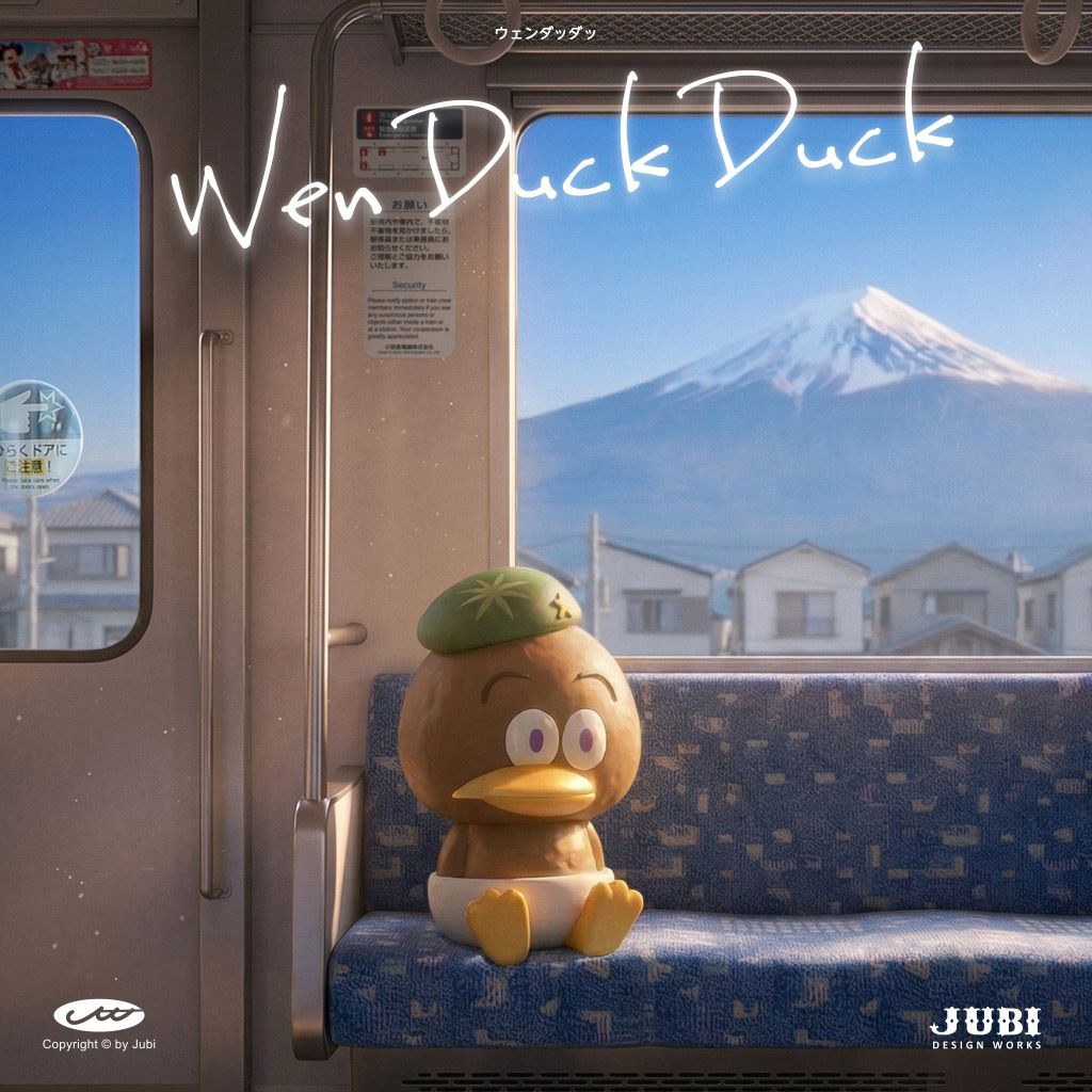 JUBI Wen Duck Duck duck and Stephania erecta plant character preview