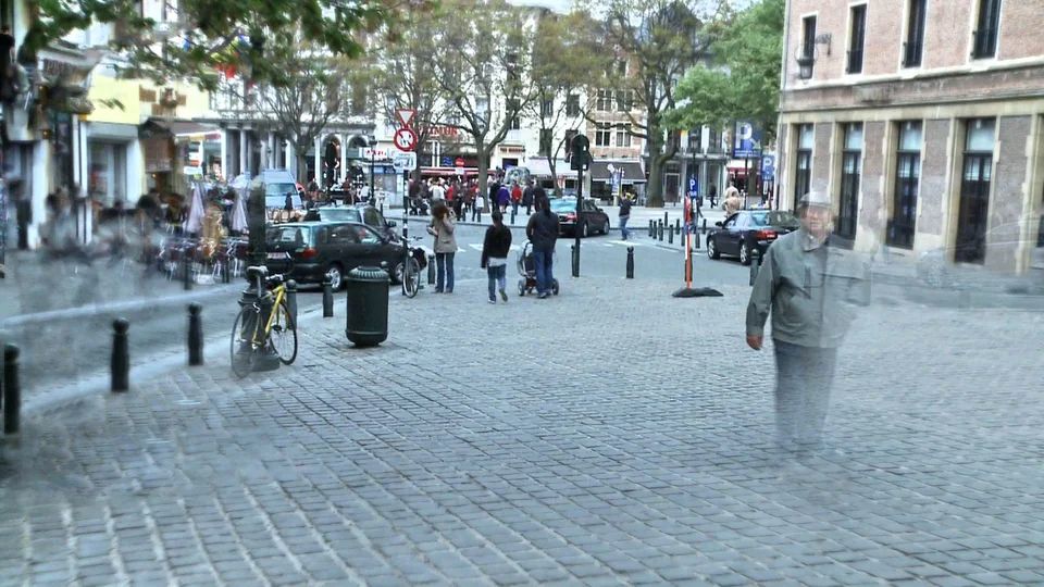 Zicht aangetast door gevorderde glaucoom.