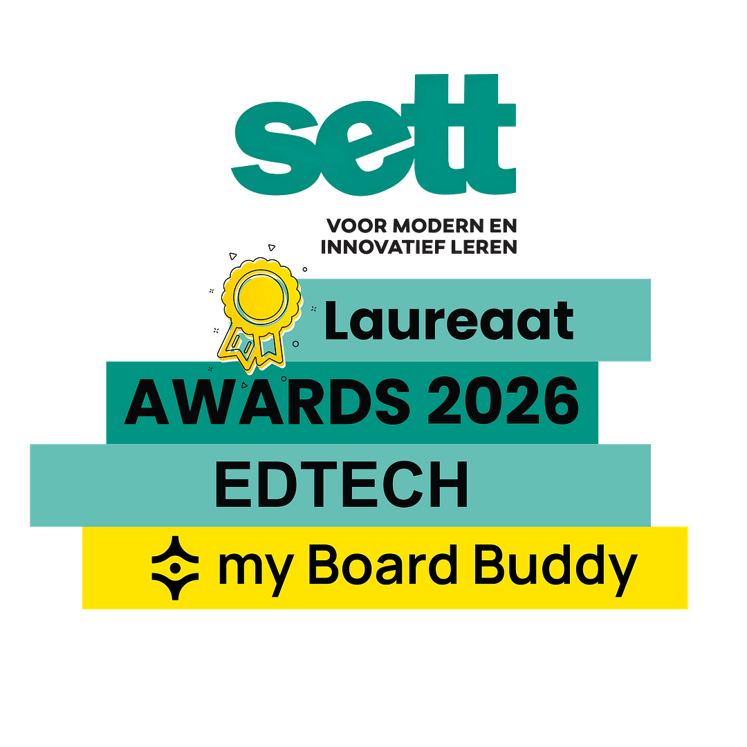 Leerling gebruikt in het klaslokaal de my Board Buddy CAM