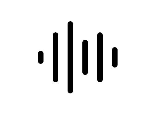 Picto van geluidsgolven