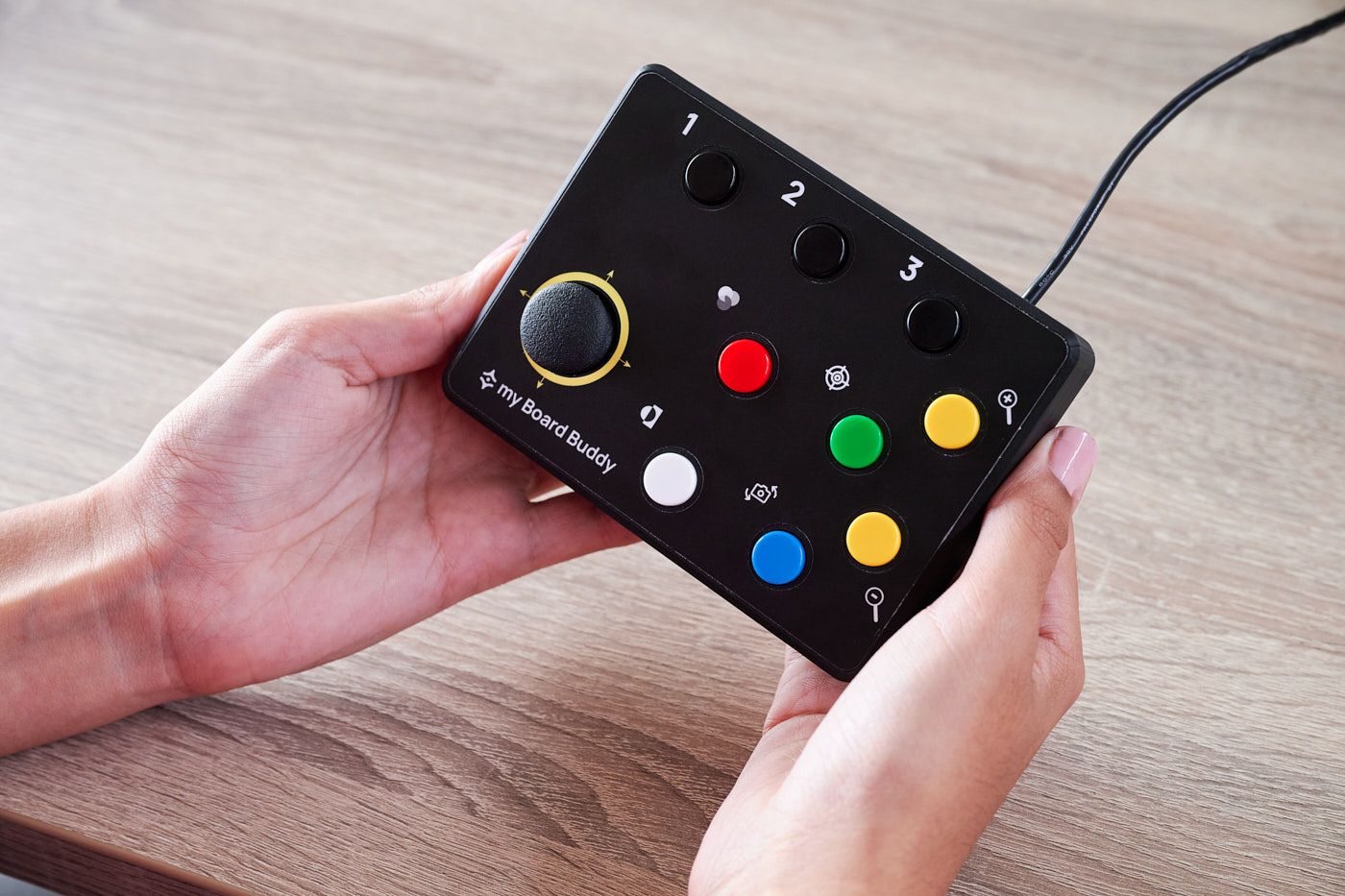 Detailfoto van de my Board Buddy bediening