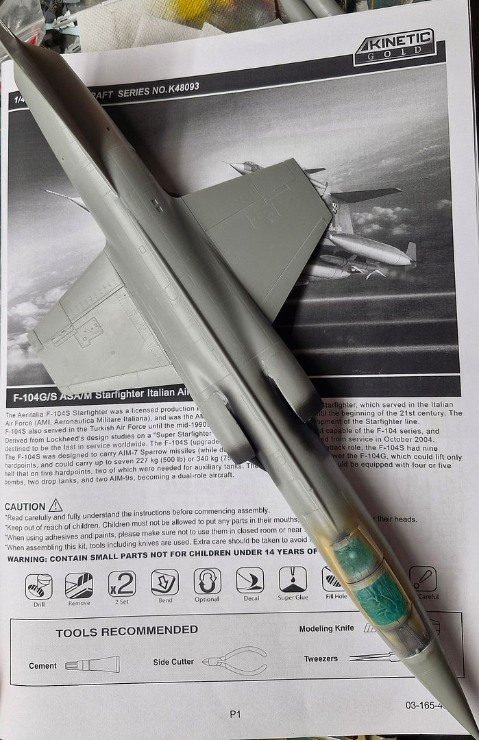 1/48 Kinetic F-104S ASA-M Starfighter - F-104 Starfighter