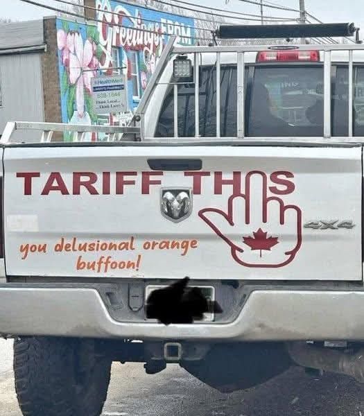 Tariff this you dillusional orange buffoon - Facebook
