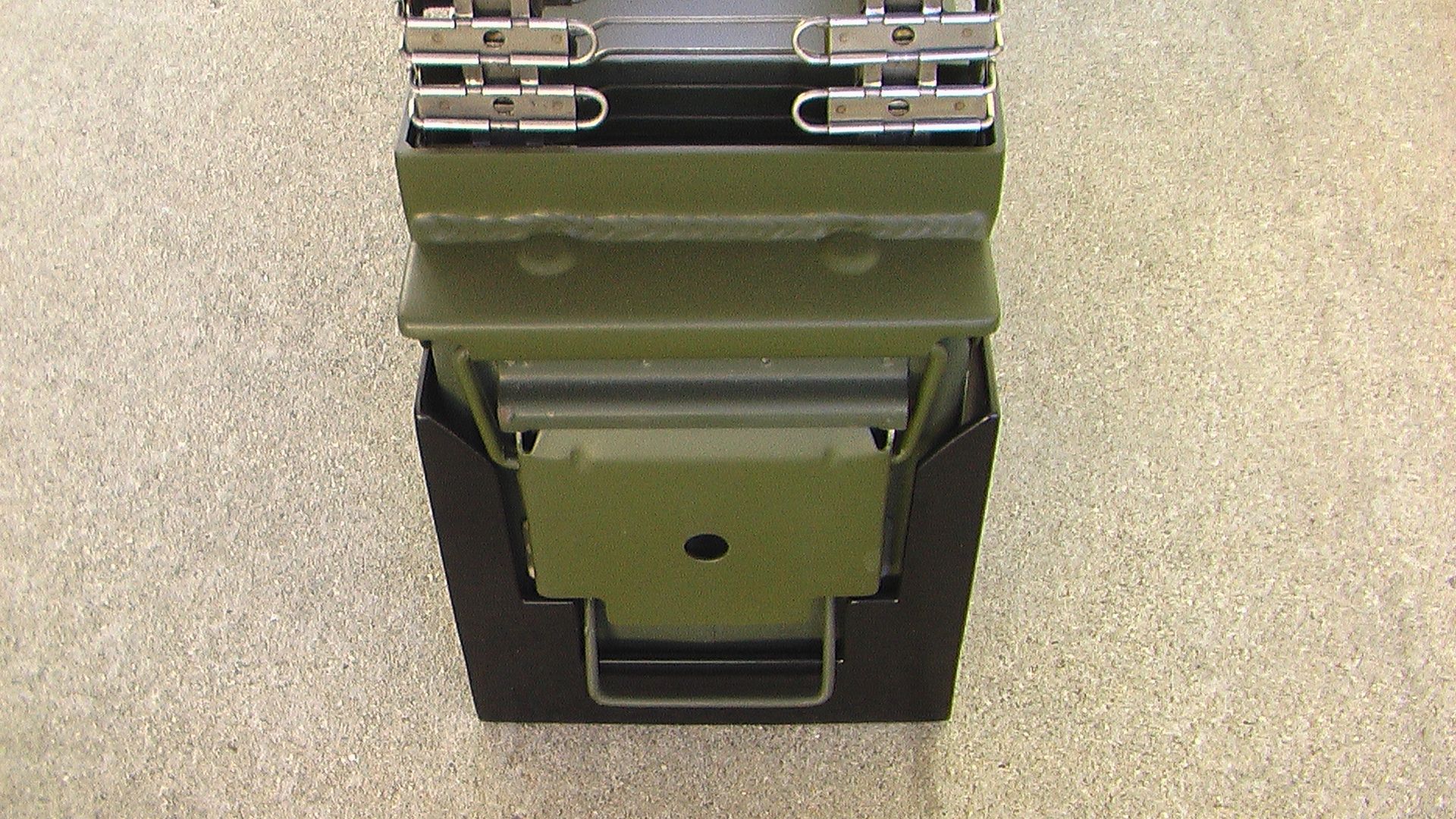 Custom M2HB M3 Tripod Adapter with Flexible Feed Chute-img-4