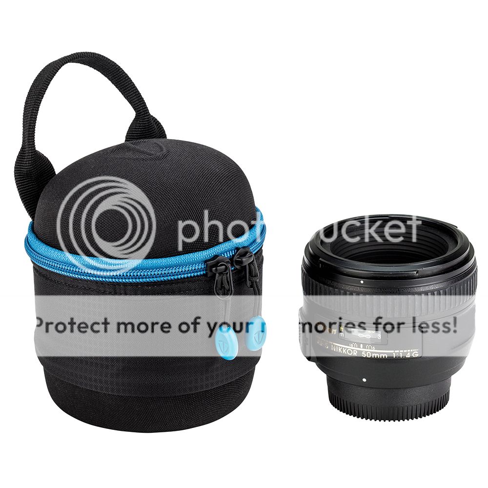 Molded EVA Lens Capsule Case in black