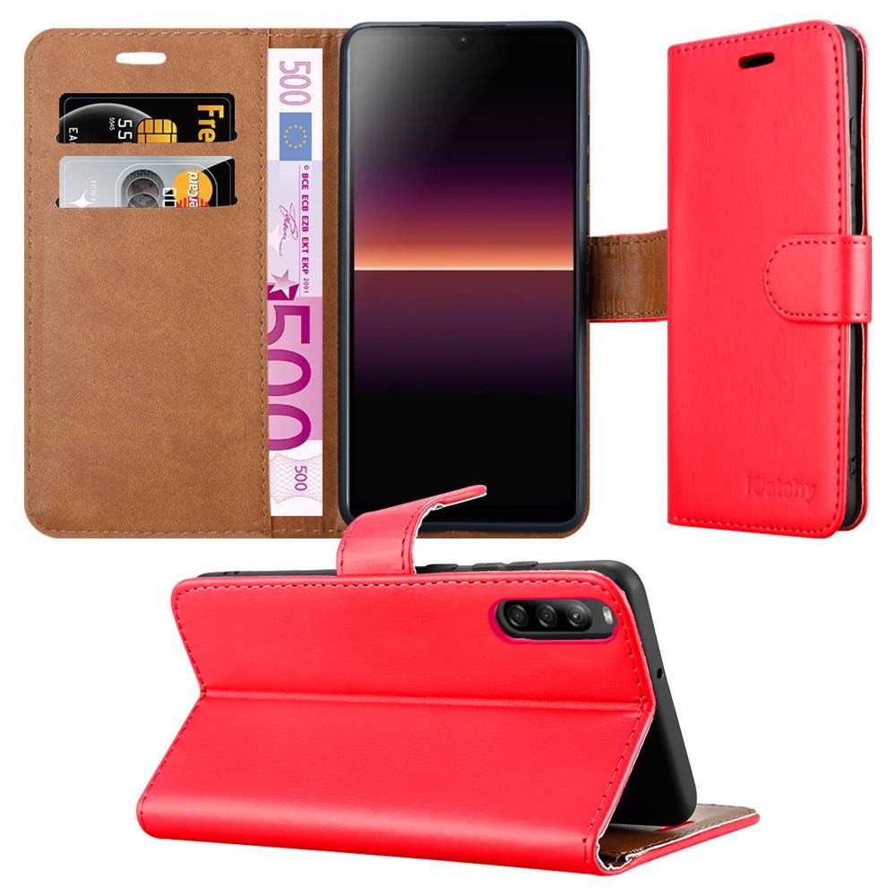 For Sony Xperia L4 Case Luxury Leather Flip Wallet Cover for Experia L4 ...