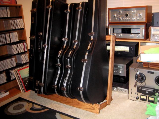 Acoustic Guitar Stand String Swing Walnut Guitar Case Rack CC29