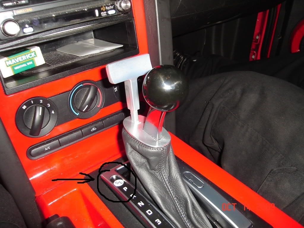 05 Shifter Overdrive Button Removal S197 Mustang Forum