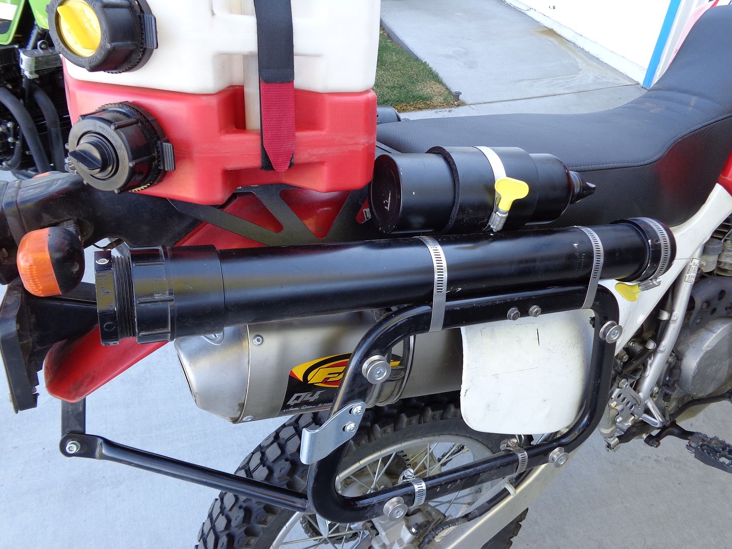 [XR650L] Seeking opinions on Tusk top rack with subframe supports on