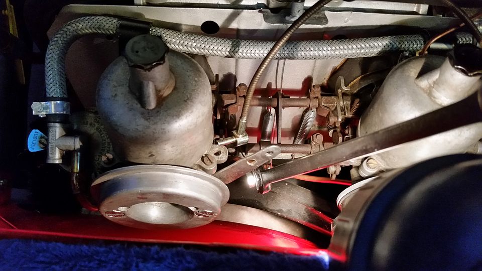 MGA throttle cable to MGB motor w/HS4? : MGA Forum : The MG Experience