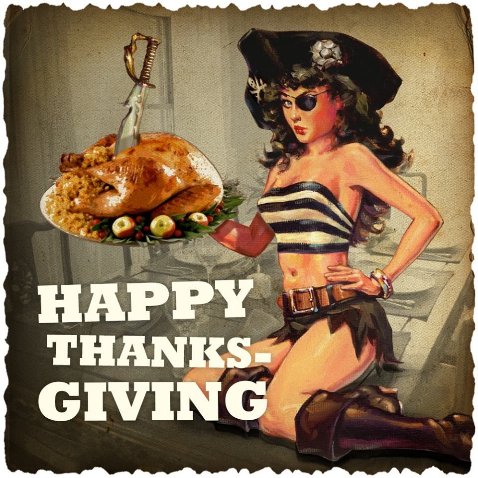 Happy Thanksgiving Pinup! 