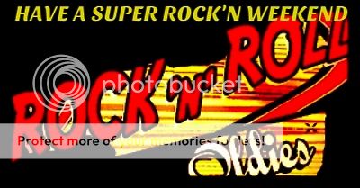 400 HAVE A SUPER ROCK'N WEEKEND ROCK'N ROLL OLDIES BANNER