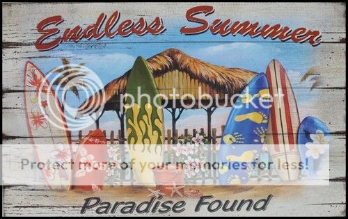 500 ENDLESS SUMMER PARADISE FOUND SURF BOARDS TIKI SHACK