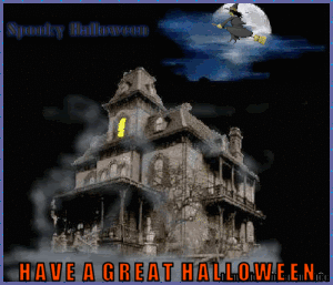 300 ANIMATED OLD SCARY HOUSE HAVE A GREAT HALLOWEEN SPOOKY HALLOWEEN
