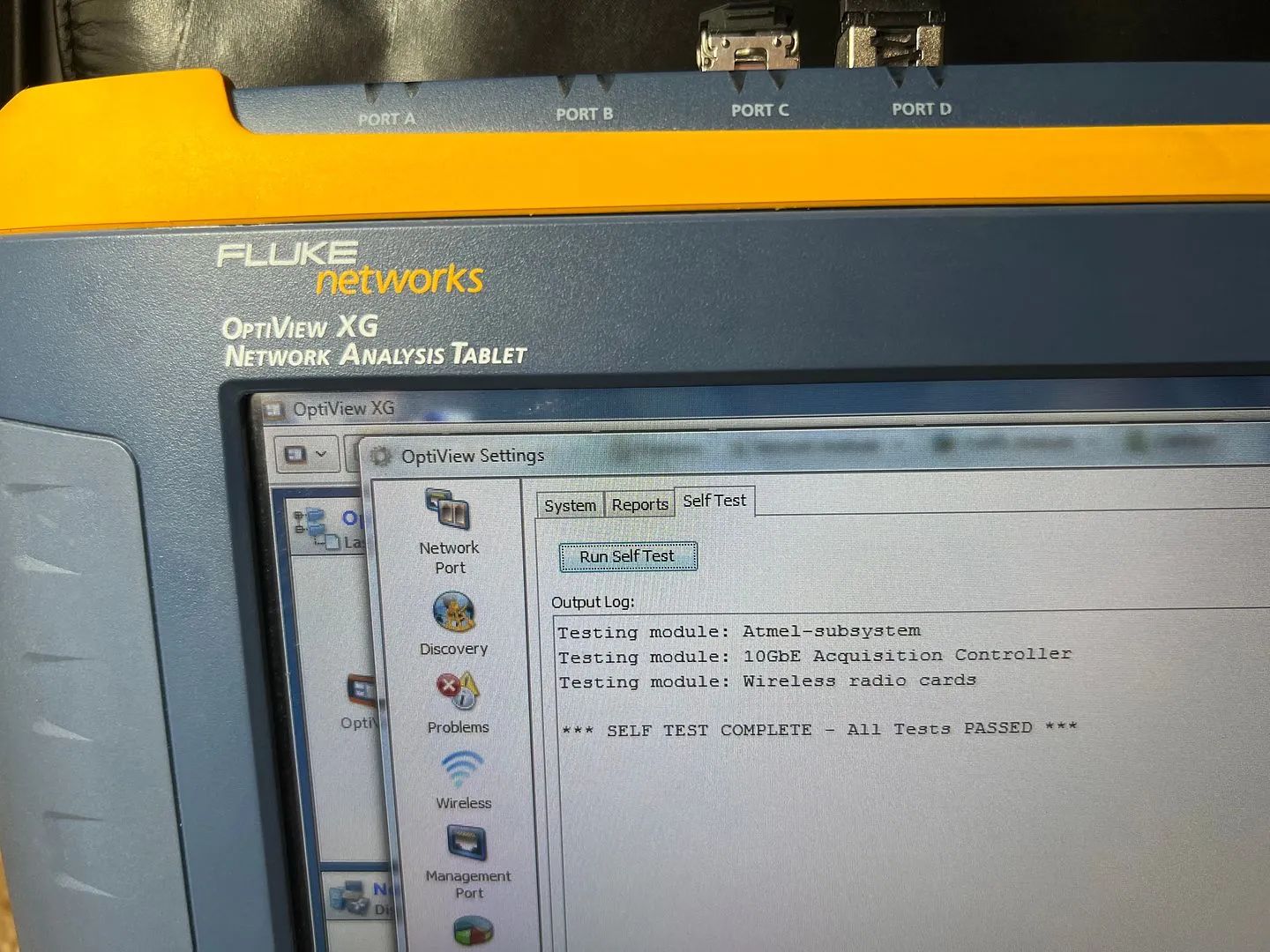 Fluke OptiView OPVXG-10G network analyzer