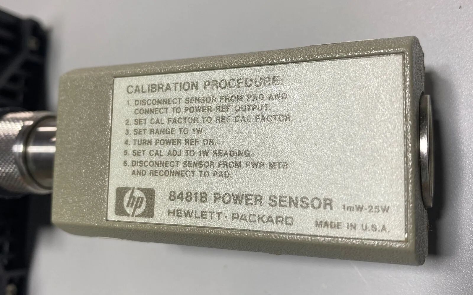Agilent HP 8481B RF power sensor