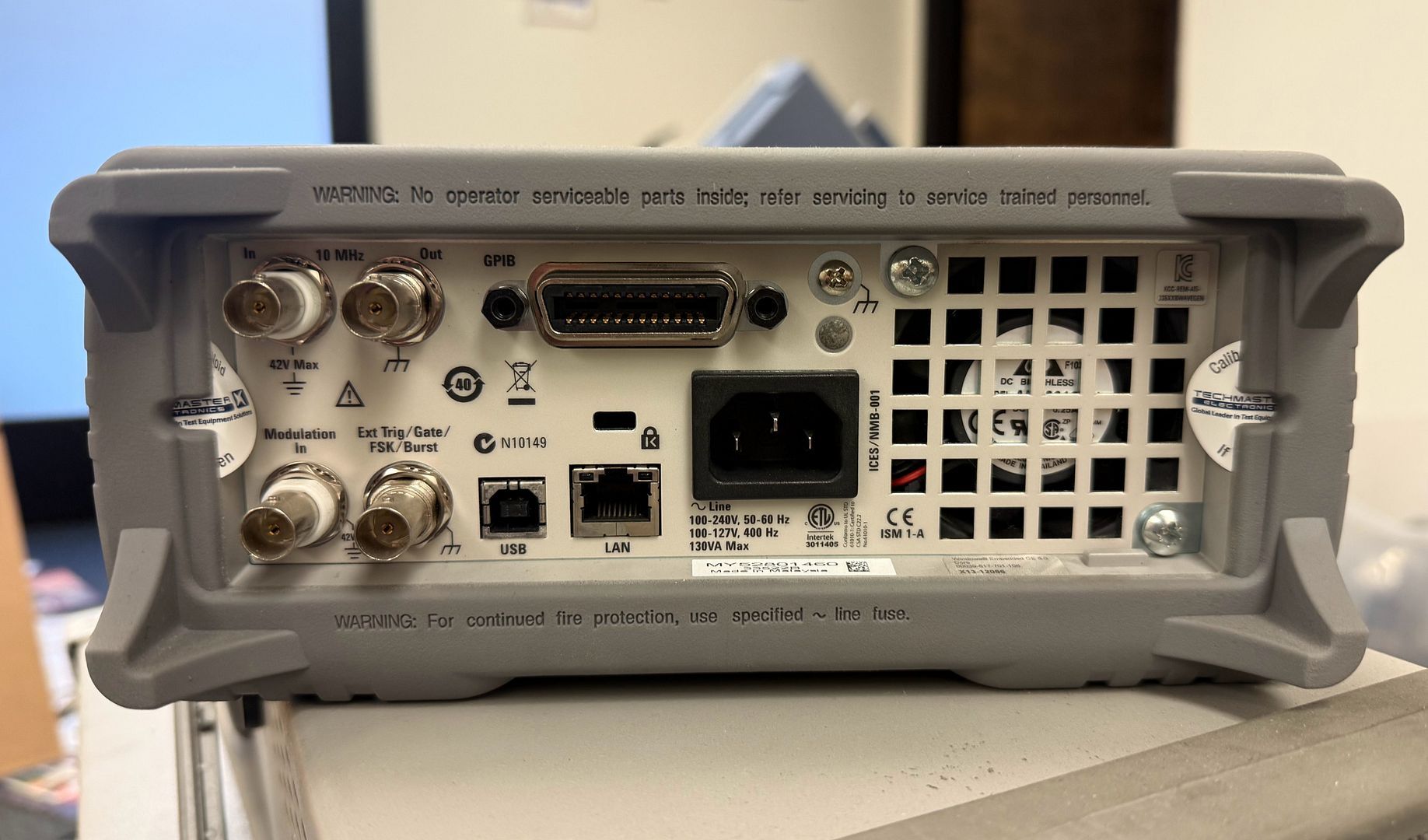 Keysight 33522B function arbitrary waveform generator