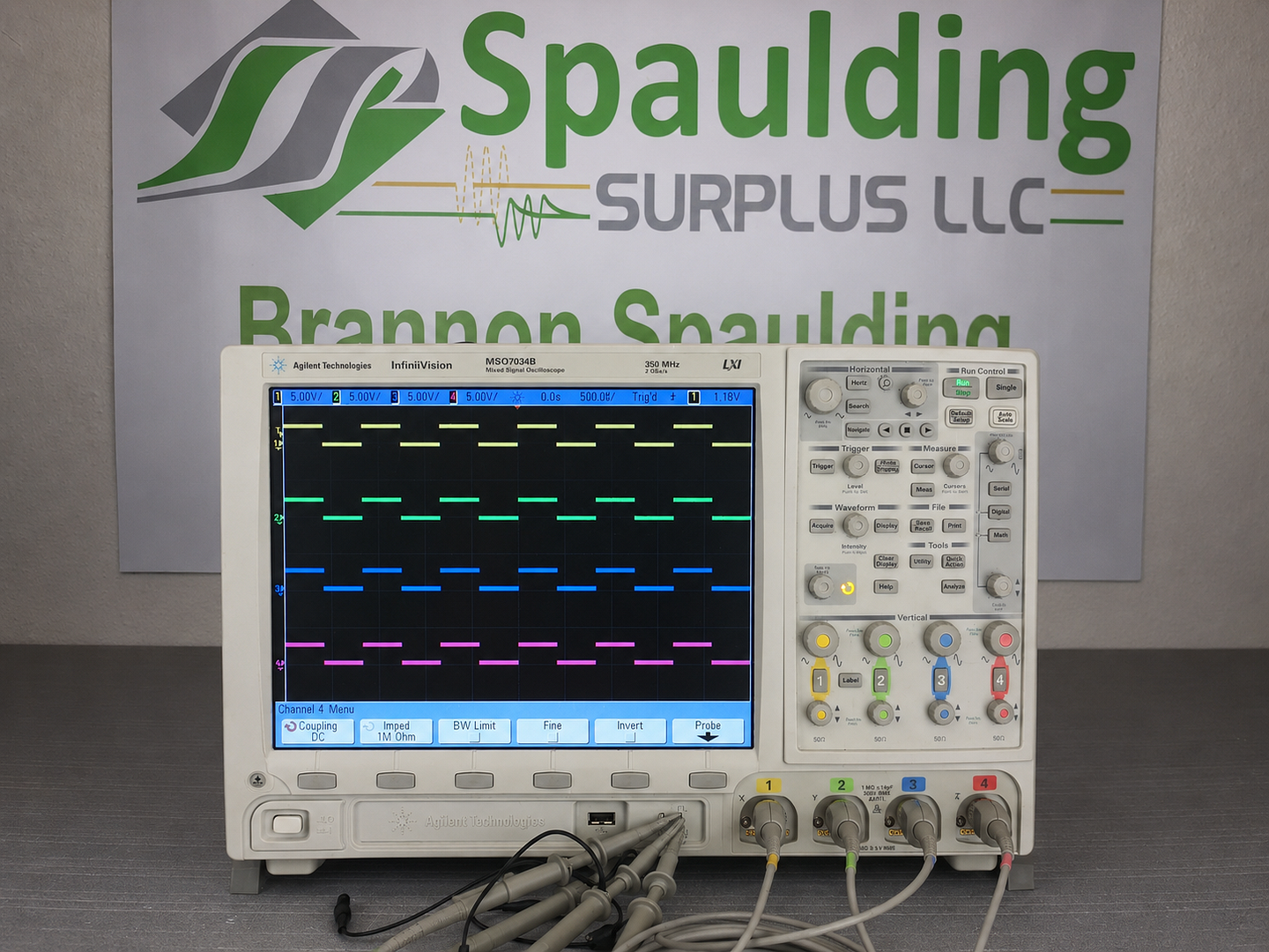 Agilent MSO7034B oscilloscope