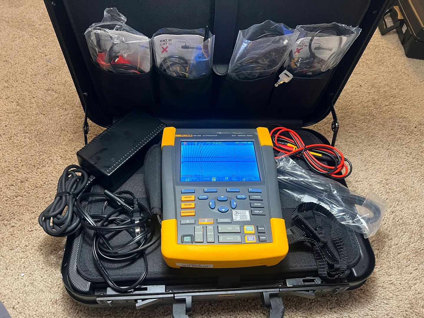 Fluke 190-502 Series II oscilloscope