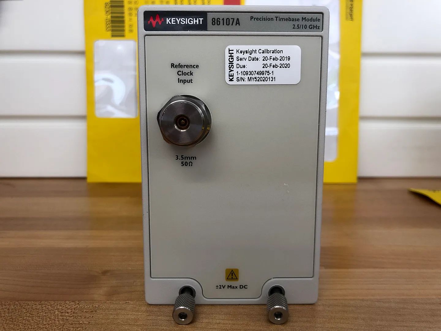 Agilent Keysight 86107A precision timebase reference module