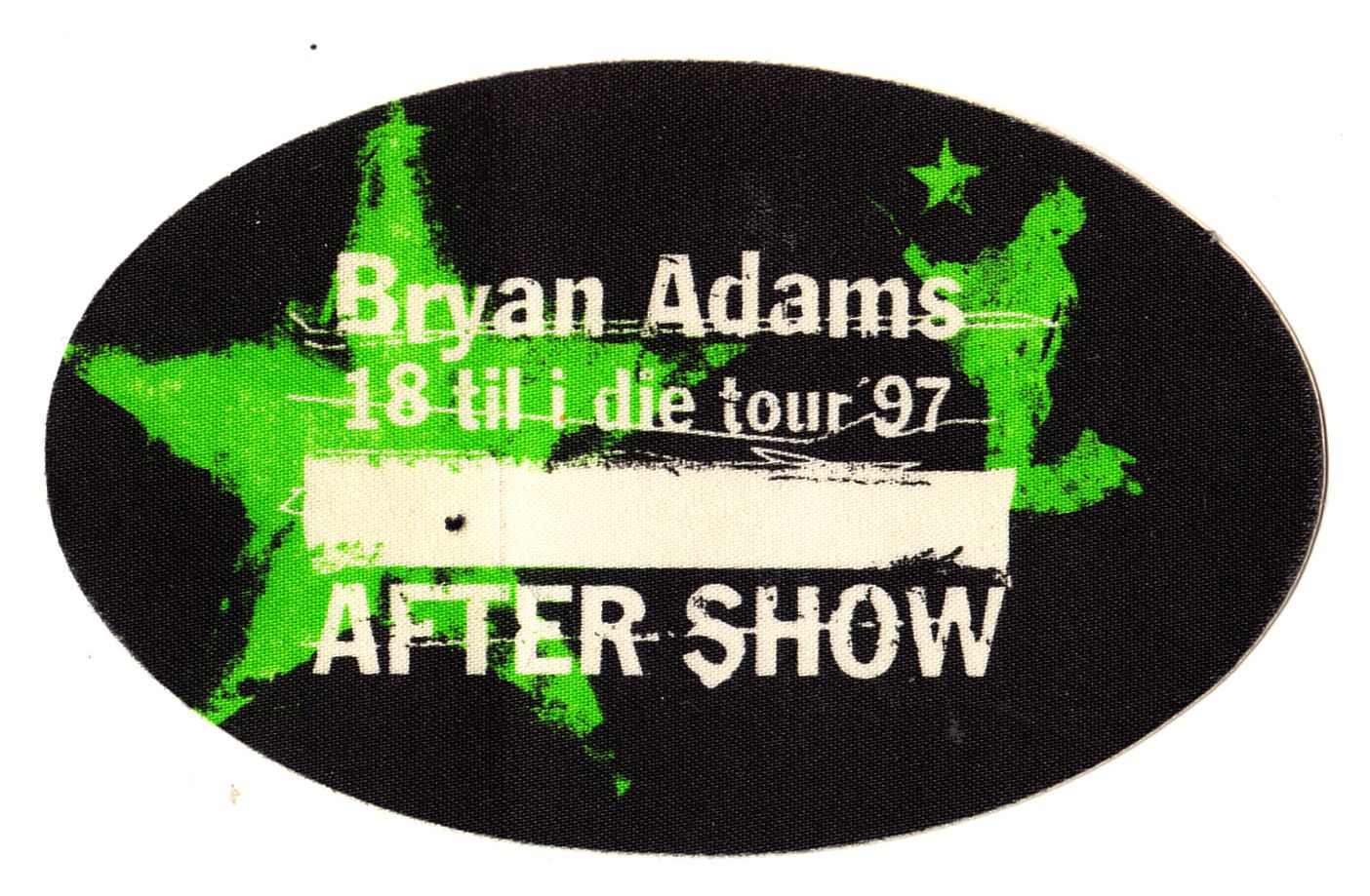 Bryan Adams 1997 Pass