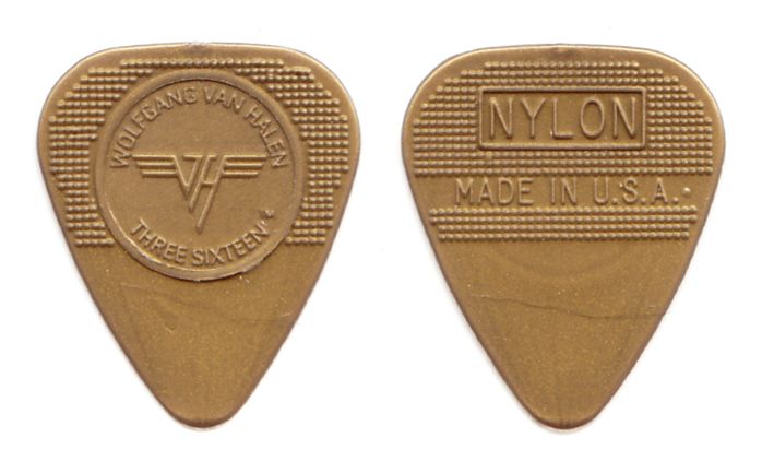 VH WVH Gold Herco Pick