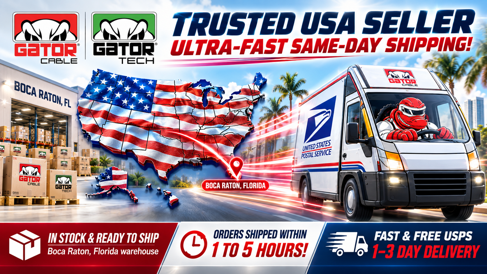 USA shipping