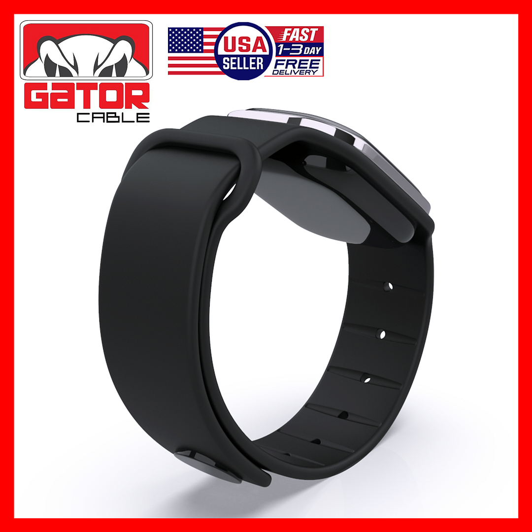 Ultrasonic Mosquito Repellent Bracelet – Electric Bug Repeller With 3 Modes, Indoor/Outdoor, USA