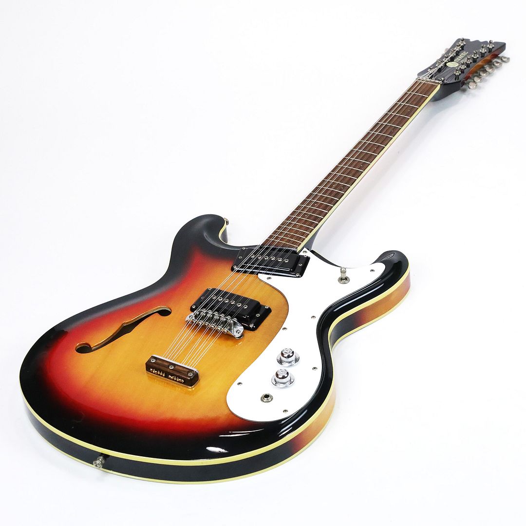 1966 Mosrite Combo MK XII Mark 12 String Vintage Semi Hollowbody