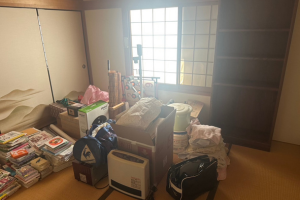 不用品回収前