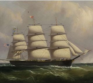 Red Swallow Tail Line - Ship Patrick Henry