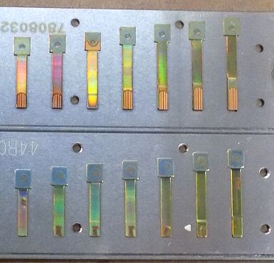 Cloesup of Tuning Marks